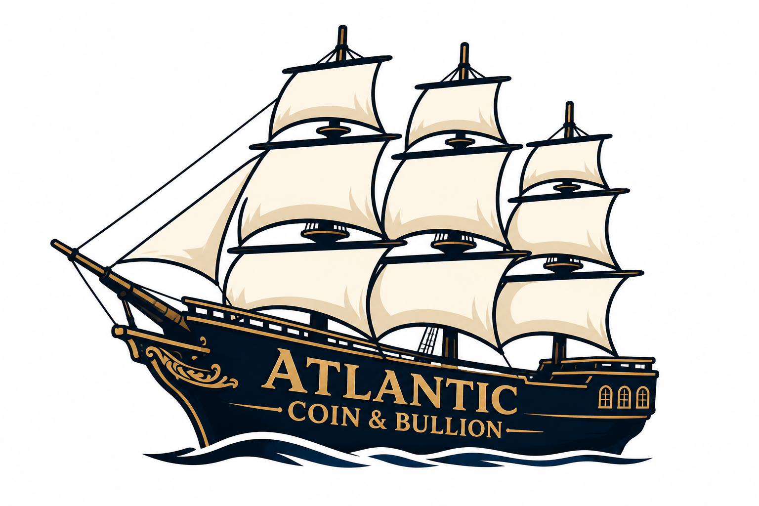 Atlantic Coin & Bullion ship logo